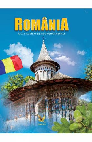Romania Atlas ilustrat roman-german