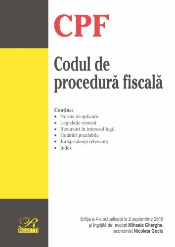 Codul de procedura fiscala | Mihaela Gherghe - Nicoleta Gociu