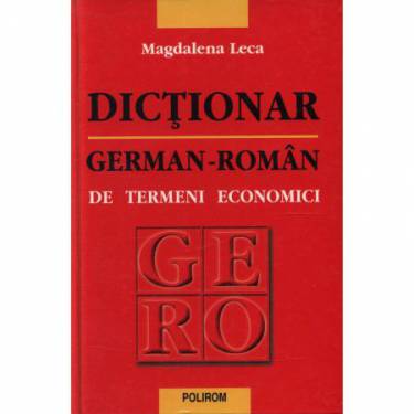 Dictionar economic german-roman | Magdalena Leca