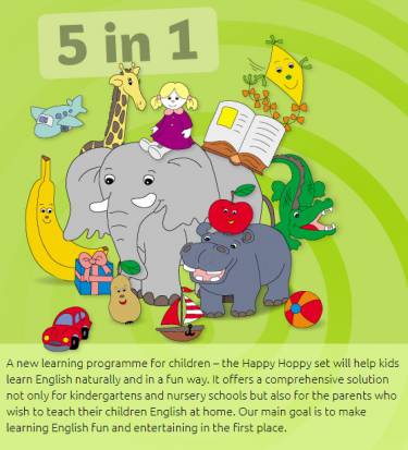 Happy Hoppy Complet - kit invatarea limbii engleze pentru copii |