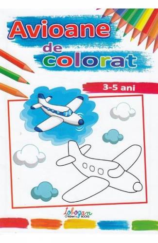Avioane de colorat
