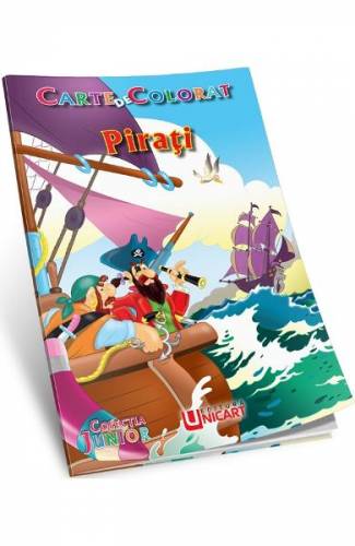 Pirati Carte de colorat