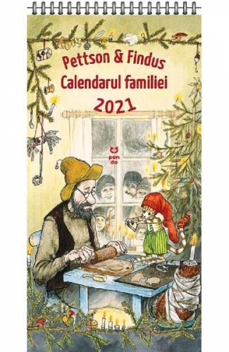 Pettson si Findus Calendarul familiei 2021 - Sven Nordqvist