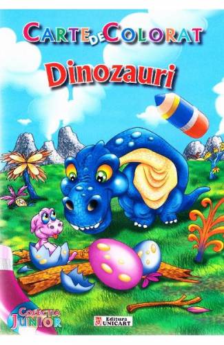 Dinozauri - Carte de colorat