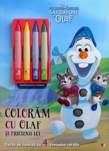 Disney Regatul de gheata Sarbatori cu Olaf Coloram cu Olaf si prietenii lui |