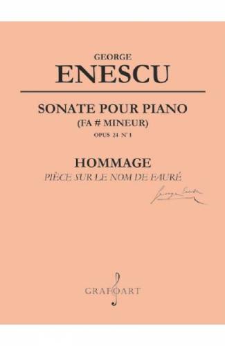 Sonate pour piano (fa mineur) Op24 Nr1 - George Enescu