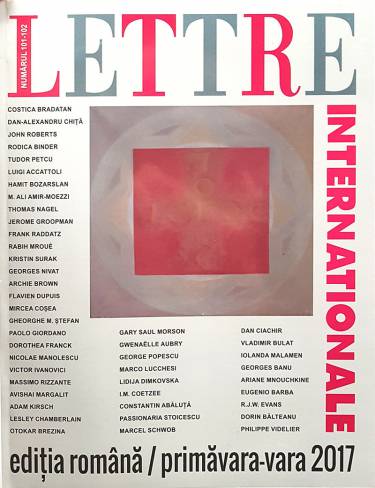 Revista Lettre Internationale - Nr 101-102 |