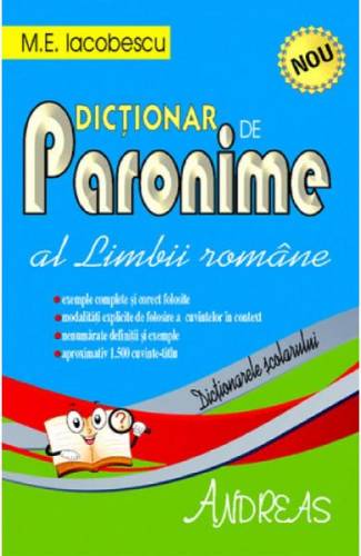 Dictionar de paronime al limbii romane - ME Iocobescu